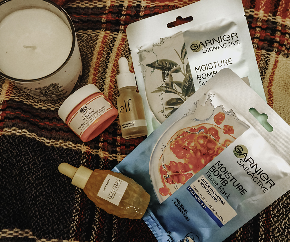 cold weather skincare products image