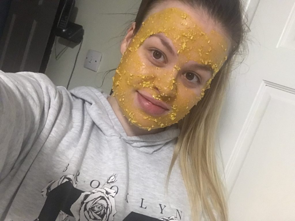 DIY brightening face mask image