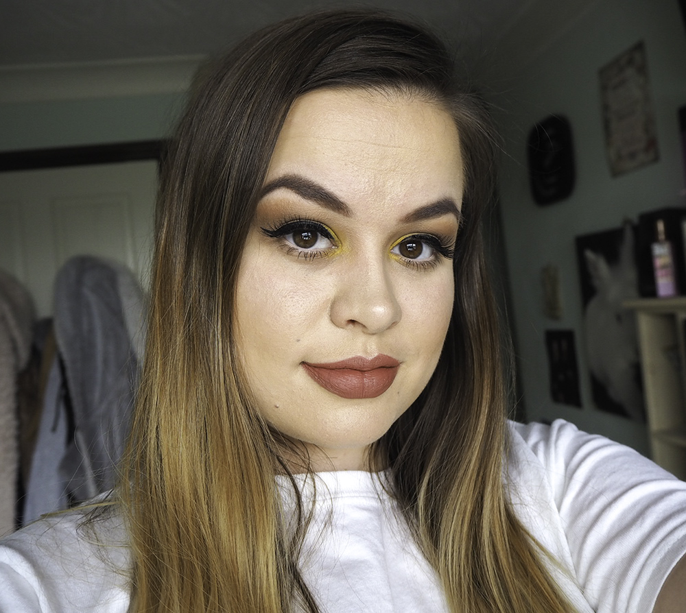 Kylie Jenner Yellow Eyeshadow Inspired