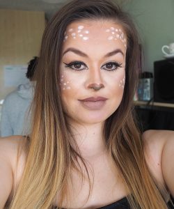Halloween 2019: Deer makeup look - A Woman's Confidence