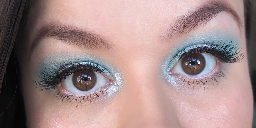 Pastel blue eyeshadow image