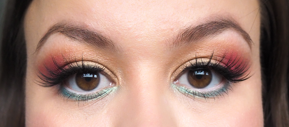 Tropical eye makeup image