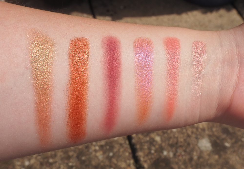 Pat McGrath Rose Decadence Eyeshadow Palette swatches image