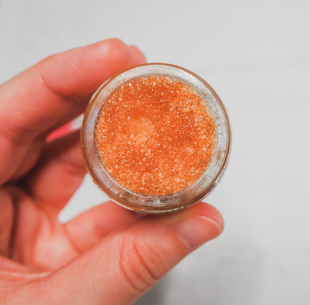 Salted caramel lip scrub image