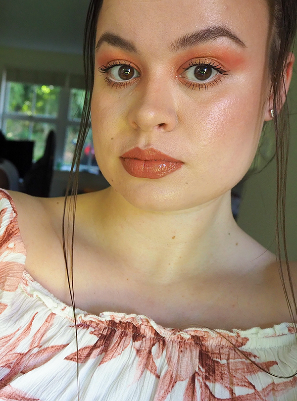bareMINERALS Gen Nude Blonzer makeup look using the shade Kiss of Copper image