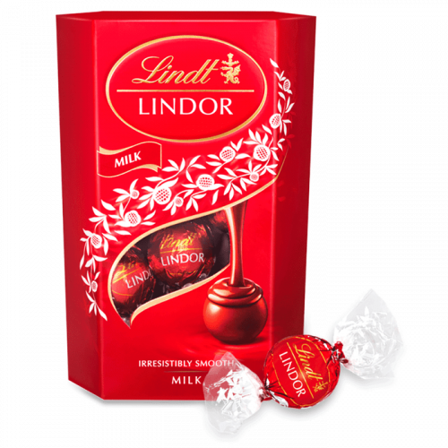 Lindt LINDOR Milk Chocolate Truffles image
