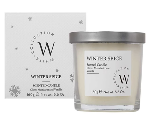 The White Collection Winter Spice Scented Candle image