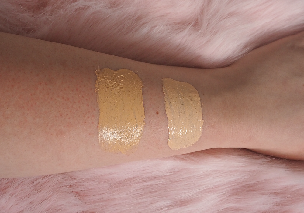 Veil Cosmetics foundation swatches 