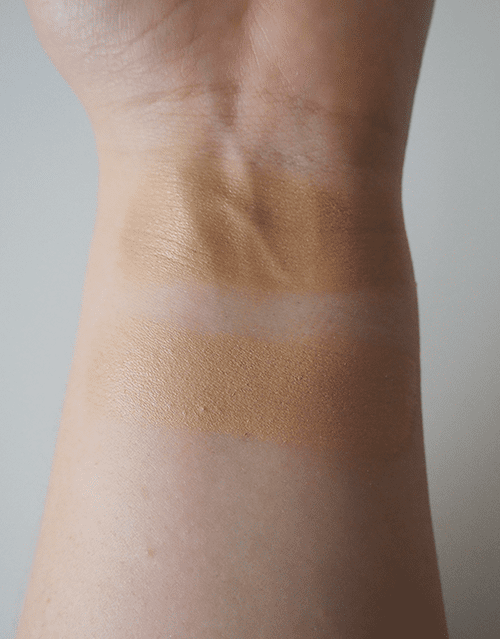 L'Oréal Paris True Match Nude Plumping Tinted Serum and Maybelline Super Stay up to 24H Skin Tint swatches