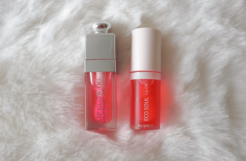 Dior Addict Lip Glow Oil and The Saem Eco Soul Lip Oil image