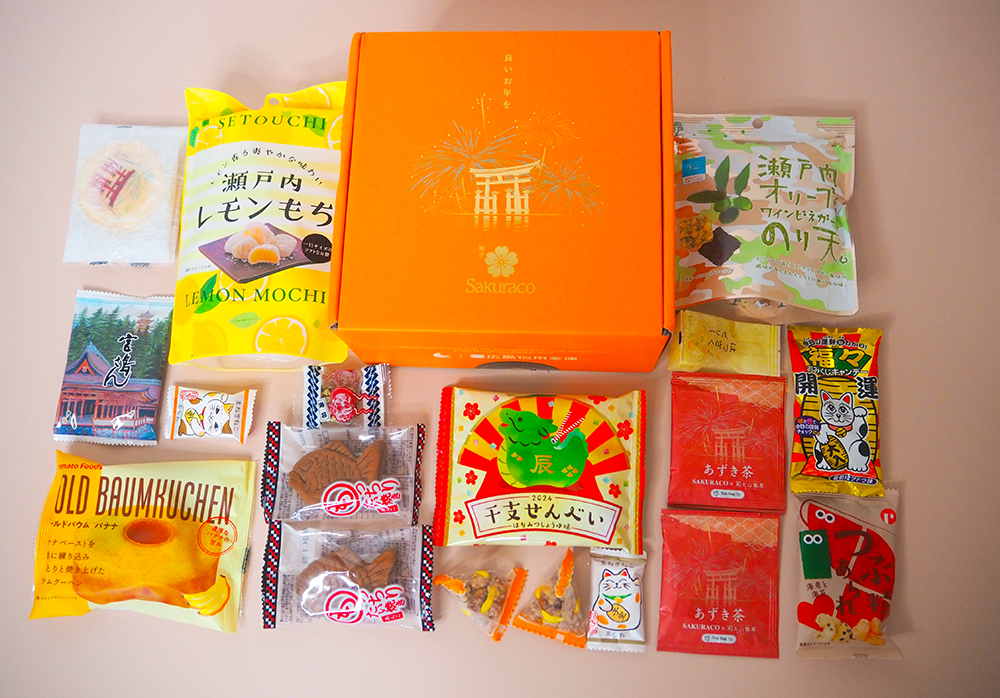 Sakuraco January 2024 snack box