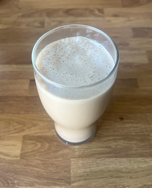 Peanut Butter, Banana & Chocolate Protein Smoothie image